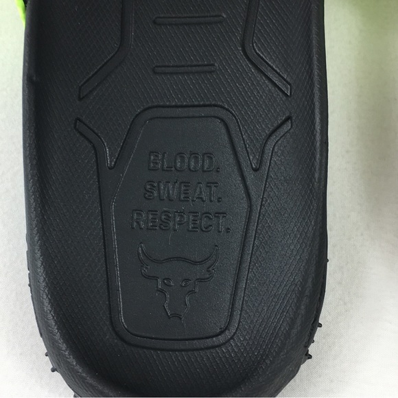 Under Armour Project Rock 2.0 Slides Black 3025237 men 9, 11, 13, 14 new main image 7